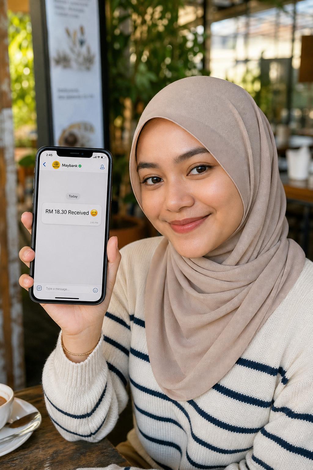 Wang RM Malaysia diterima melalui pemindahan bank